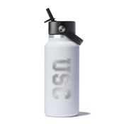USC Trojans White Engraved Hydro Flask 32oz Wide Mouth Straw Lid
